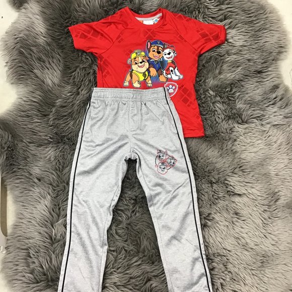 Nickelodeon | Boy's Paw Patrol Clothing Set | 3 Pieces | Red & Navy | Size 6 - Picture 2 of 9